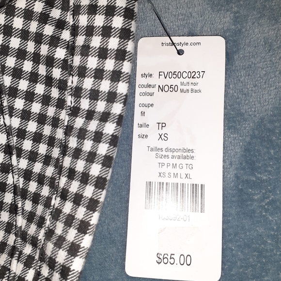 Tristen checked ladies dress pants - Picture 3 of 10